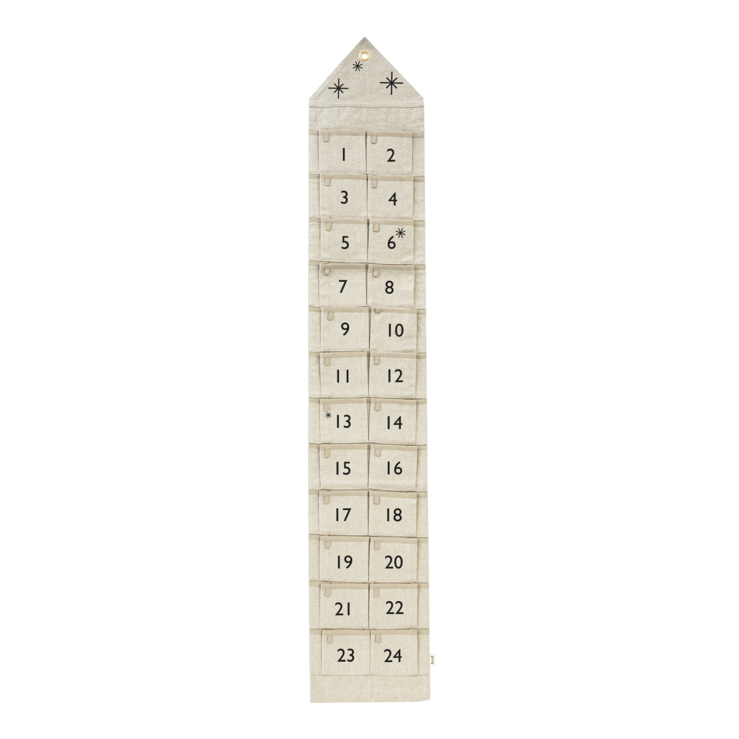Ferm LIVING Star Adventskalender Haus 150cm 1 Ferm LIVING Star Adventskalender Haus 150cm