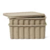 Ferm LIVING Ferm Verwahrungsbox Mit Deckel Papier 2er Pack