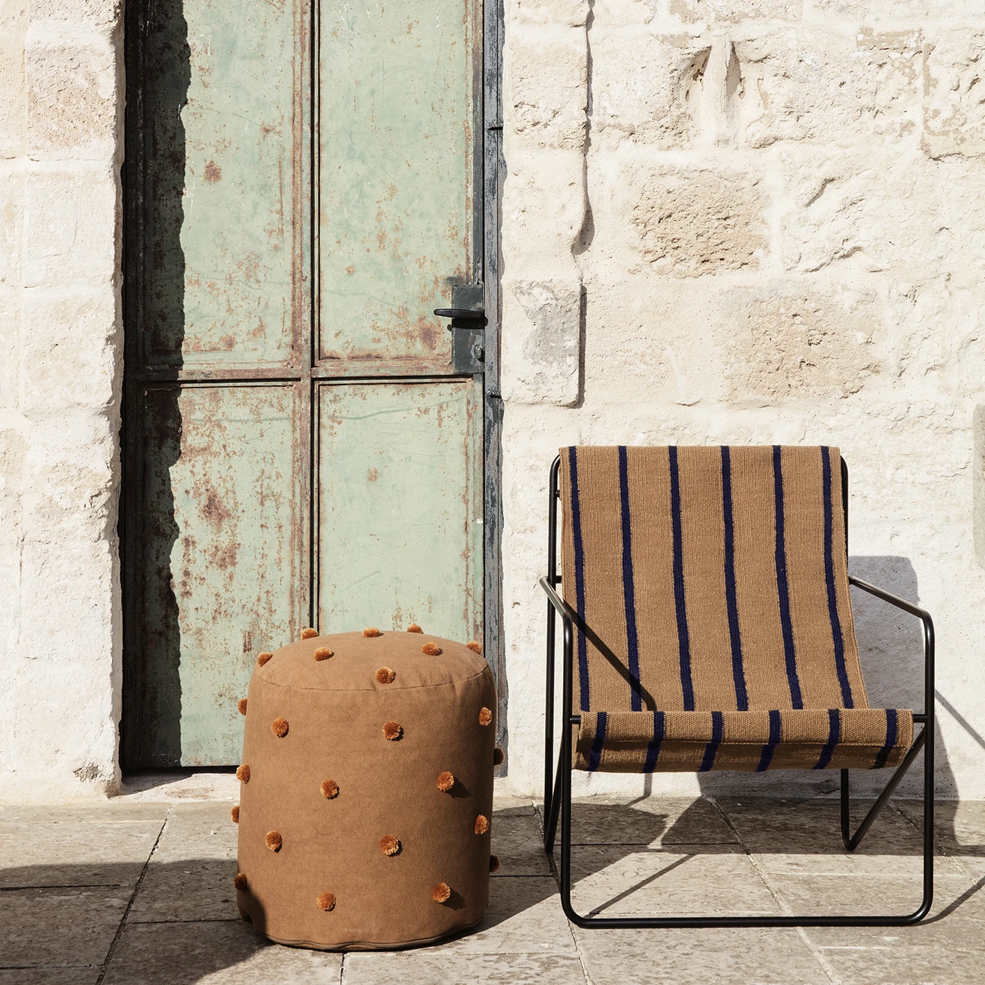 Ferm LIVING Dot Pouf Sitzkissen Ø39cm 2 Ferm LIVING Dot Pouf Sitzkissen Ø39cm – Bild 2