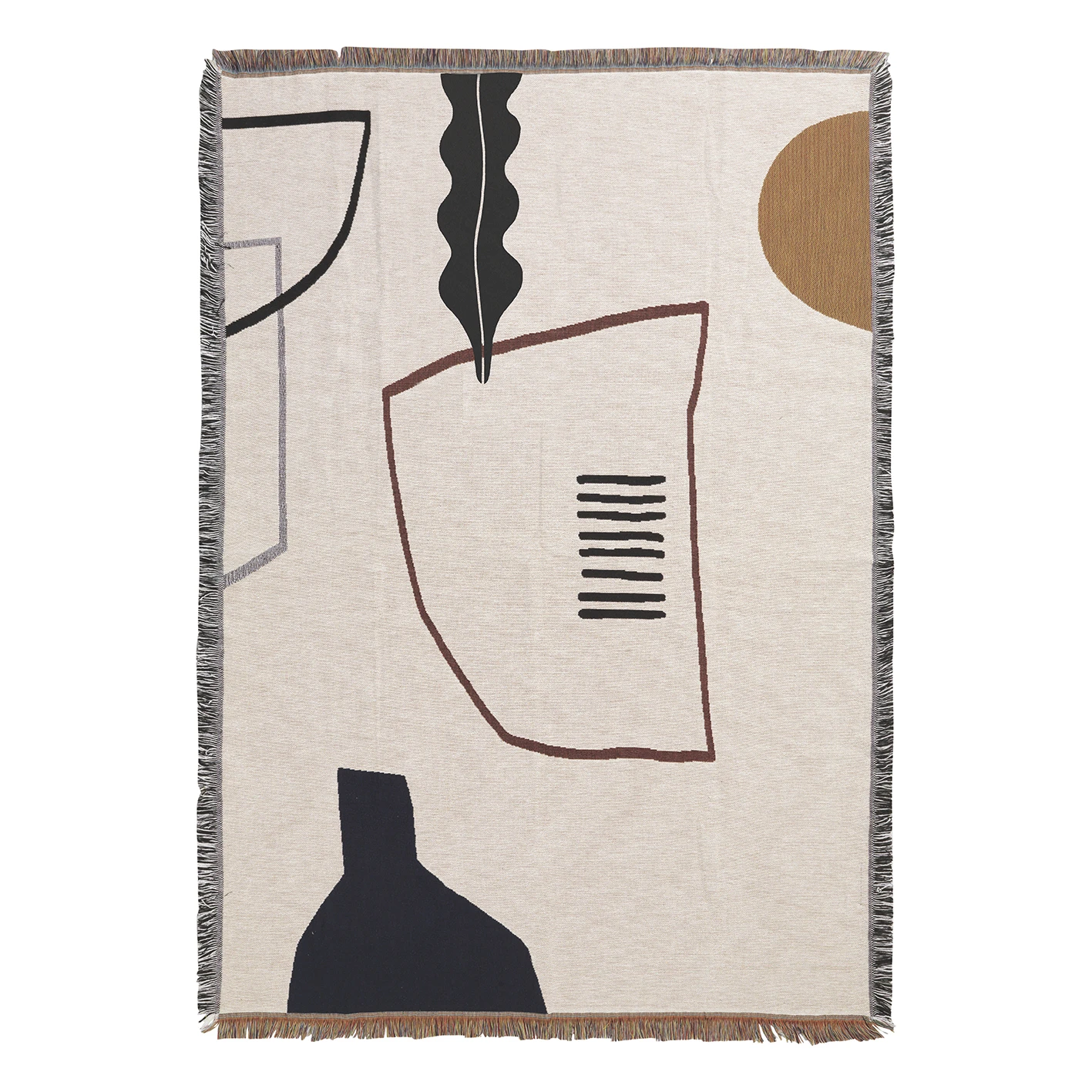 Ferm LIVING Mirage Wolldecke 120 X 170cm 1 Ferm LIVING Mirage Wolldecke 120 X 170cm