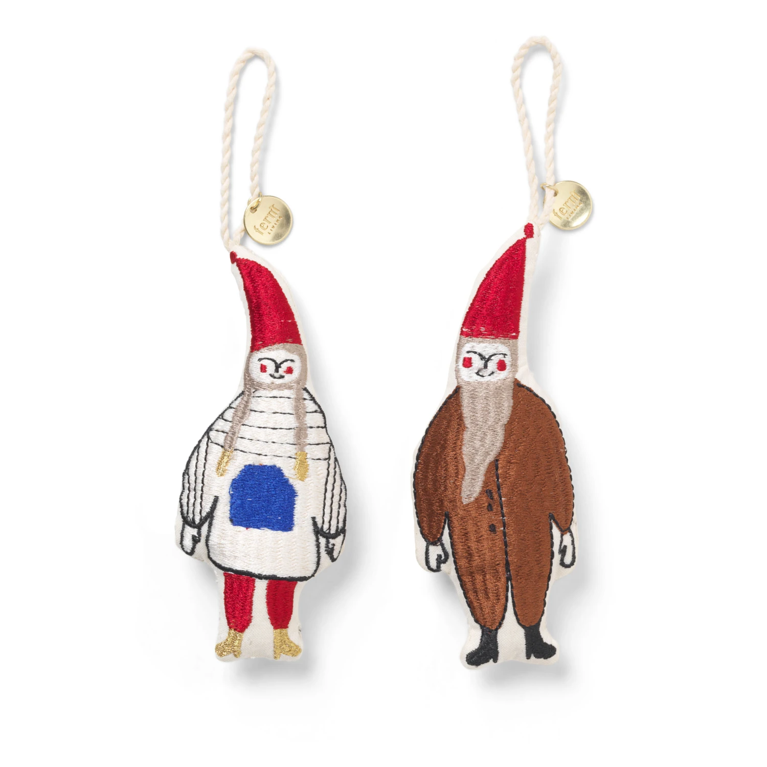 Ferm LIVING Elf Pair Christbaumschmuck 1 Ferm LIVING Elf Pair Christbaumschmuck