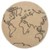 Ferm LIVING World Juteteppich Large Ø130cm