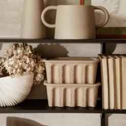 Ferm LIVING Ferm Verwahrungsbox Papier Klein 2er Pack -Ferm Living 46485 01 03 1cf63116b8 scaled