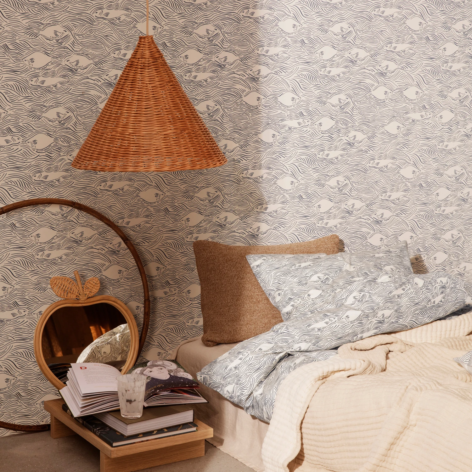 Ferm LIVING Apple Spiegel 37 X 42cm 3 Ferm LIVING Apple Spiegel 37 X 42cm – Bild 3