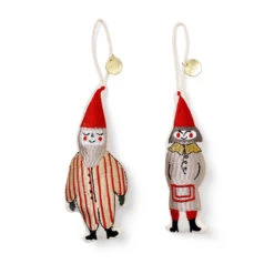 Ferm LIVING Elf Pair Weihnachtsanhänger 13,5cm 2er Pack