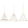 Ferm LIVING Paper Tassels Weihnachtsanhänger Ø10cm 3er Pack