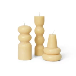 Ferm LIVING Torno Kerze 3er Pack Ø4cm