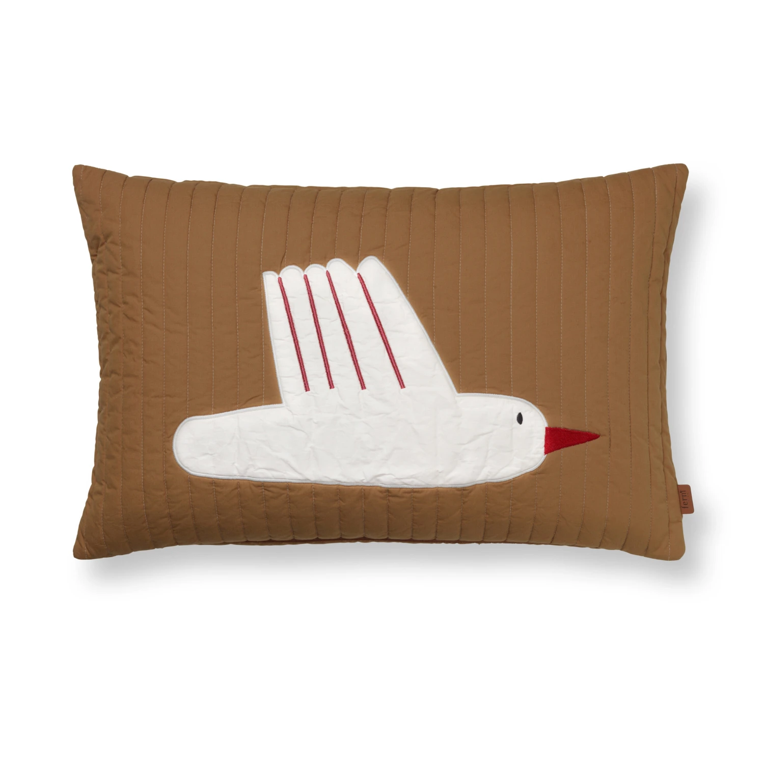Ferm LIVING Bird Gestepptes Kissen 60 X 40cm 1 Ferm LIVING Bird Gestepptes Kissen 60 X 40cm