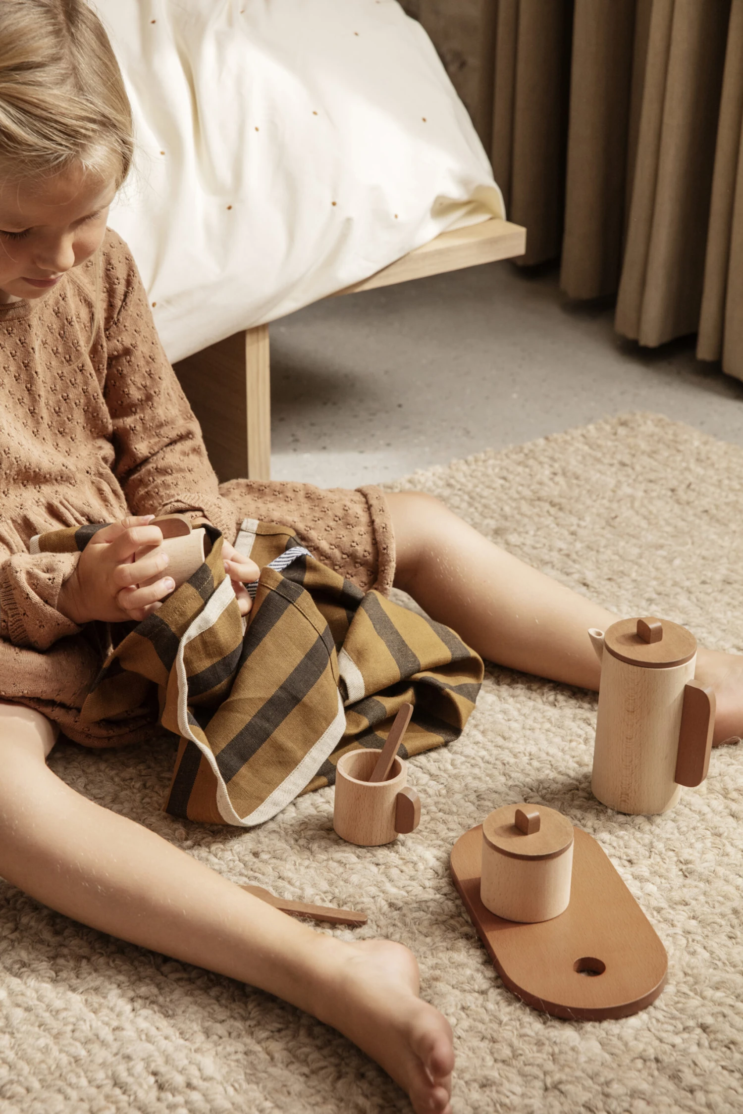 Ferm LIVING Shade Loop Teppich S 140 X 200cm 3 Ferm LIVING Shade Loop Teppich S 140 X 200cm – Bild 3