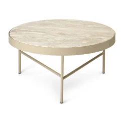 Ferm LIVING Travertine Beistelltisch Ø70,5cm