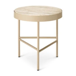 Ferm LIVING Travertine Beistelltisch Ø40cm