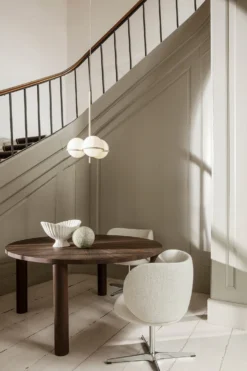 Ferm LIVING Rico Dining Chair Swivel Bouclé -Ferm Living 577235 01 41 EnvironmentImage 21482fcd26 scaled