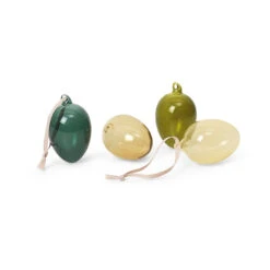 Ferm LIVING Glass Easter Eggs 4er Pack
