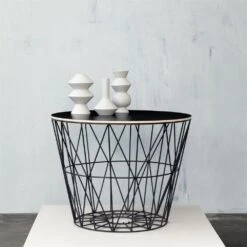Ferm LIVING Wire Basket Korb Schwarz 5 Ferm LIVING Wire Basket Korb Schwarz -Ferm Living p 15371 02 02 153f3e3d61