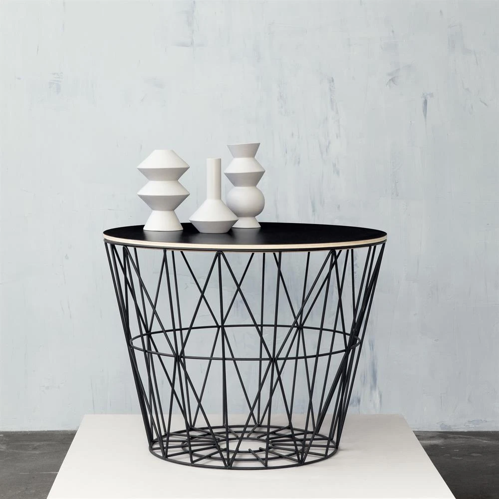 Ferm LIVING Wire Basket Korb Schwarz 3 Ferm LIVING Wire Basket Korb Schwarz – Bild 3