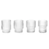 Ferm LIVING Ripple Glas 4er Pack