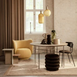 Ferm LIVING Pouf Round Pouf -Ferm Living pouf round velvet miljo2 7779d69288